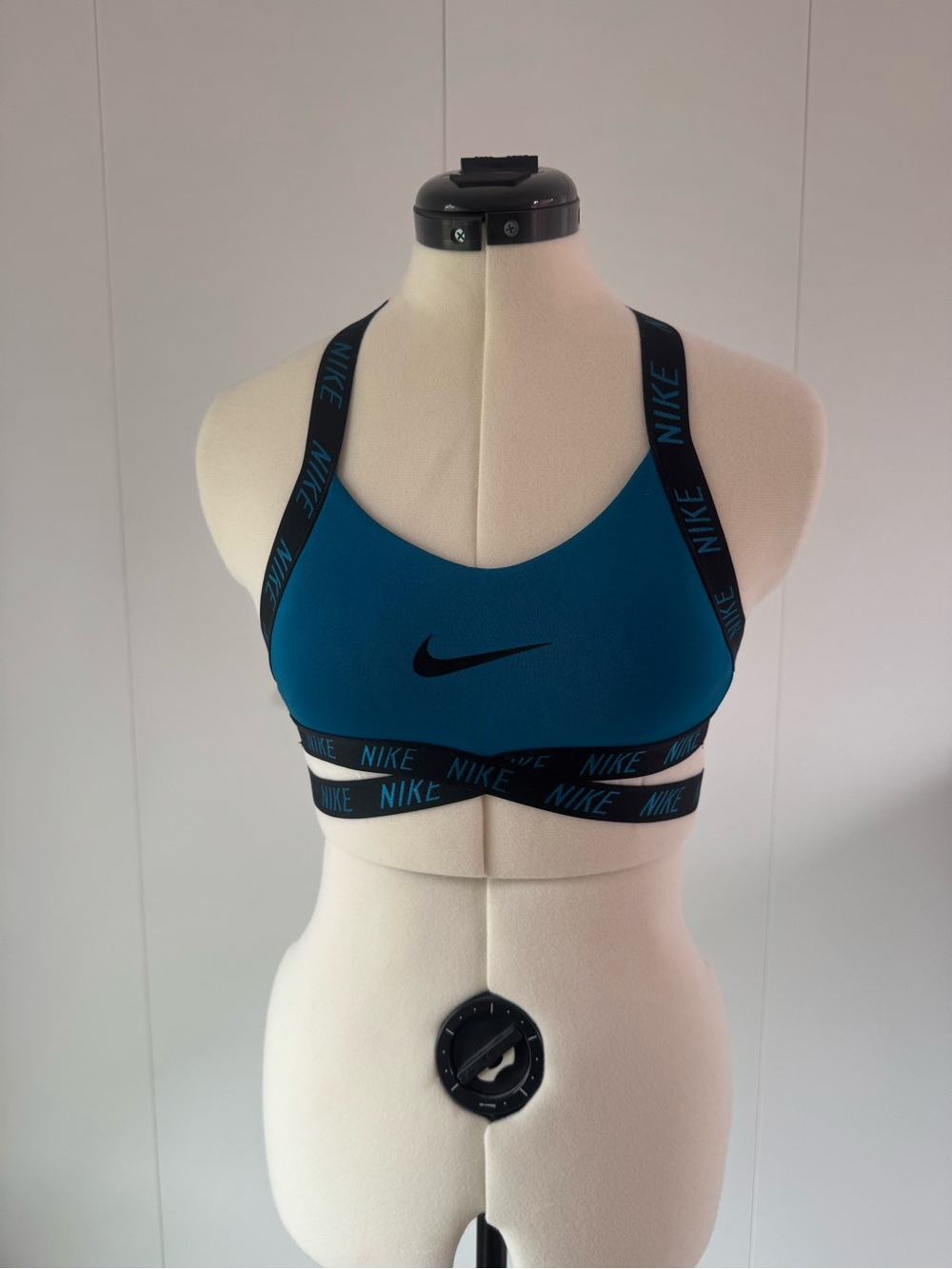 Nike Sports Bra with Cross Body Straps (Teal/Black)